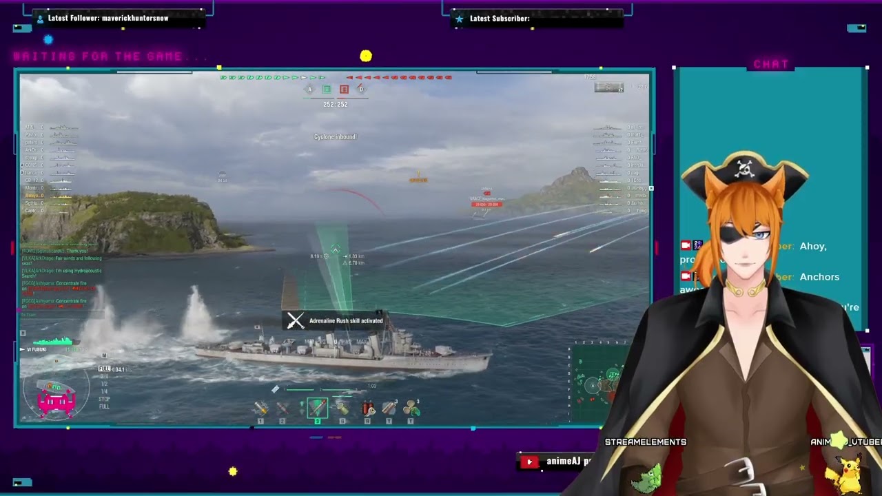 Pirate VTuber finally gets one! 【 WORLD OF WARSHIPS 】