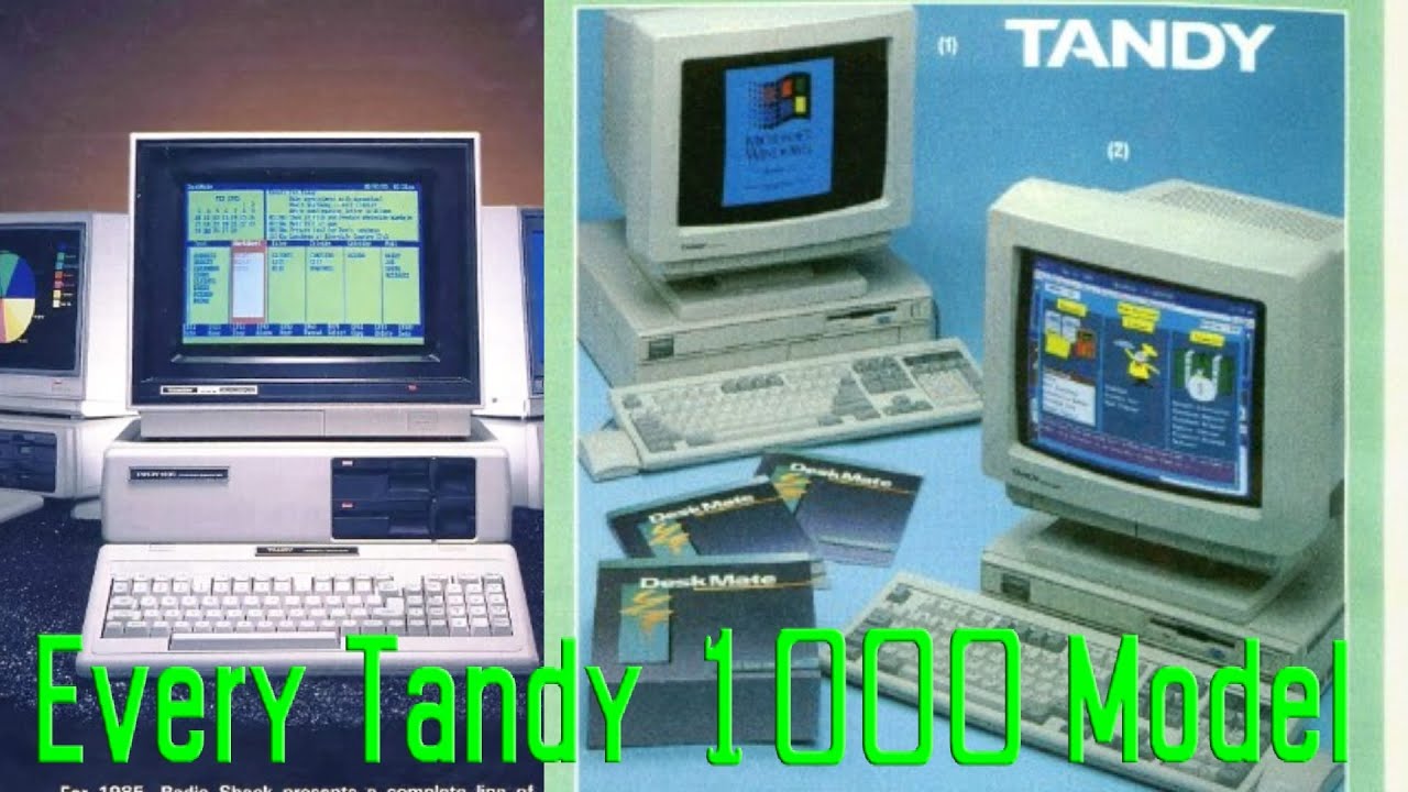 Every Model Of Tandy 1000 Ever Made!