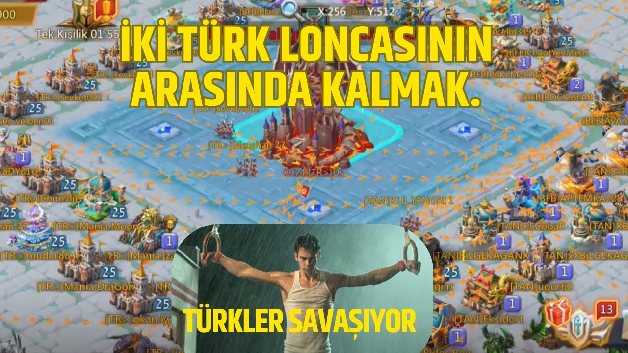 T&Uuml;RKLER SAVAŞIYOR - NE YAPACAĞIMIZI ŞAŞIRDIK - LORDS MOBİLE #lordsmobile #lordsmobilegameplay