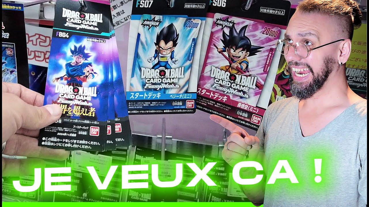 Je fonce CHERCHER mes cartes DRAGON BALL dans TOKYO ! - VLOG Fusion World