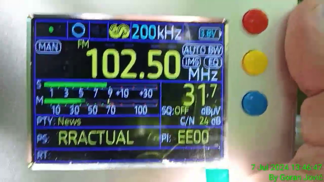 FM Bandscan, Kamenički Vis, 10 km north of center of Niš, south Serbia 760 m altitude (Part 2)