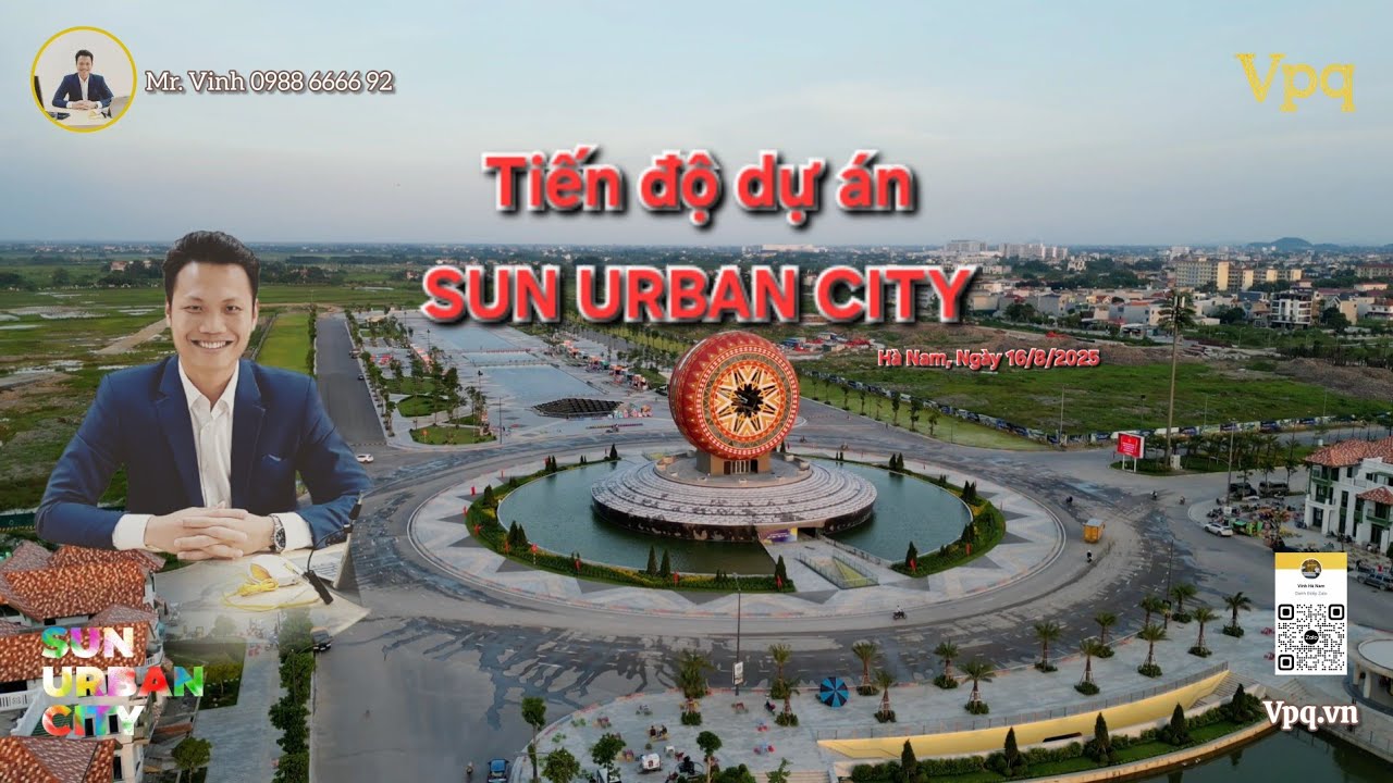 Tiến độ Sun Urban City hoàng hôn tuyệt đẹp