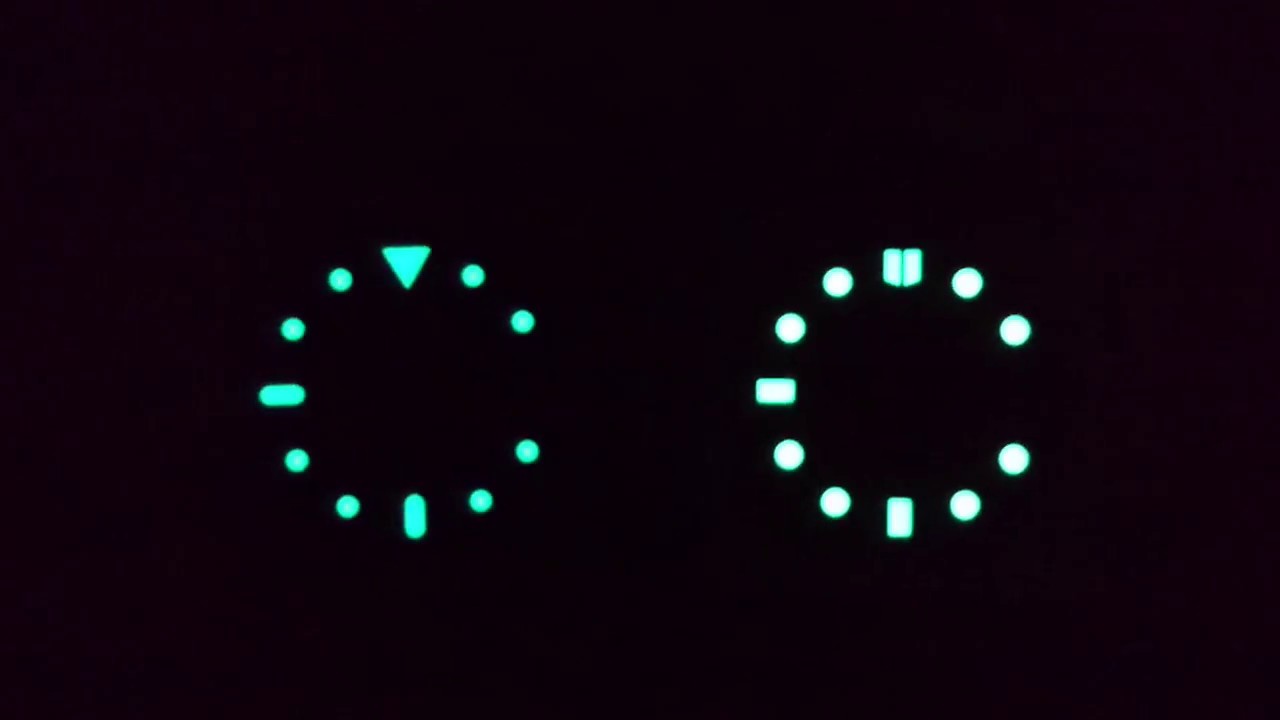 Lume battle: Seiko skx007 VS Seiko MarineMaster 300 sbdx012