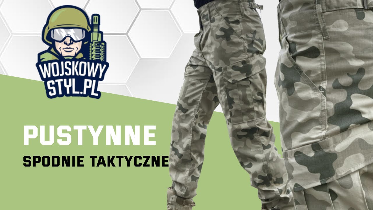 Spodnie Wojskowe Taktyczne Wz.93 Rip-stop Pustynne PL Desert