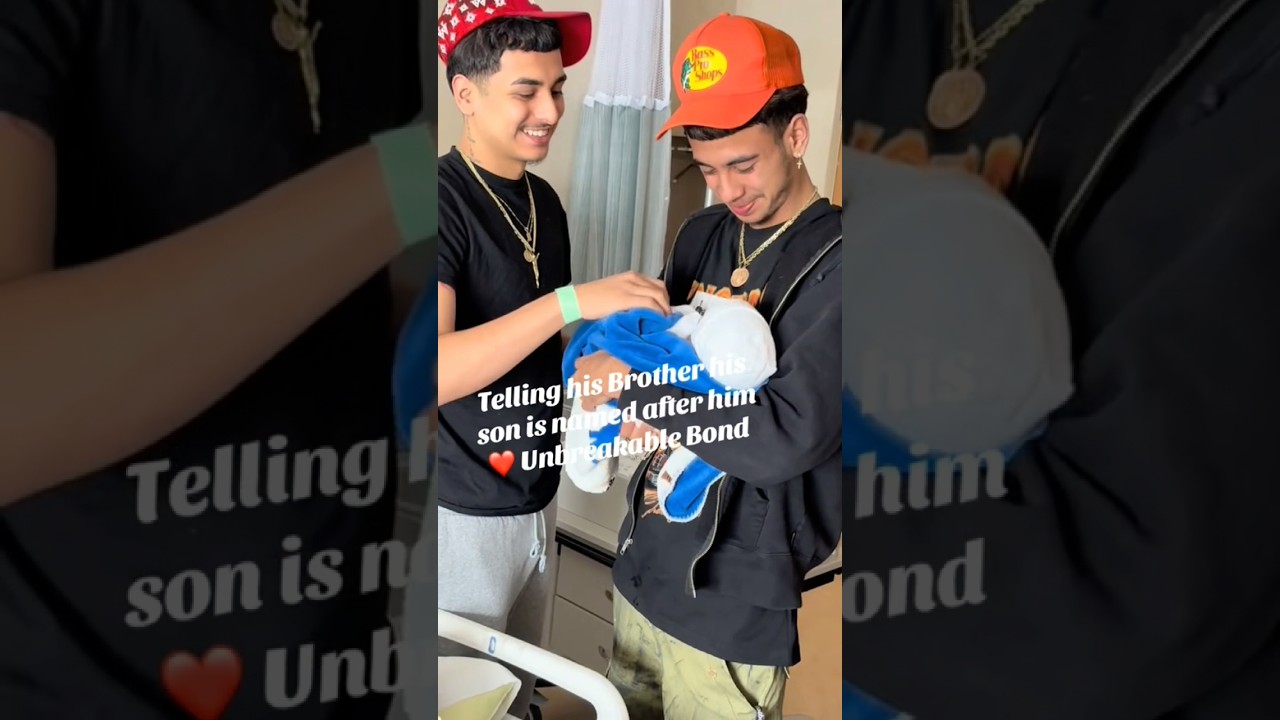 Names his son after his brother and tells him when he meets his son🥹❤️