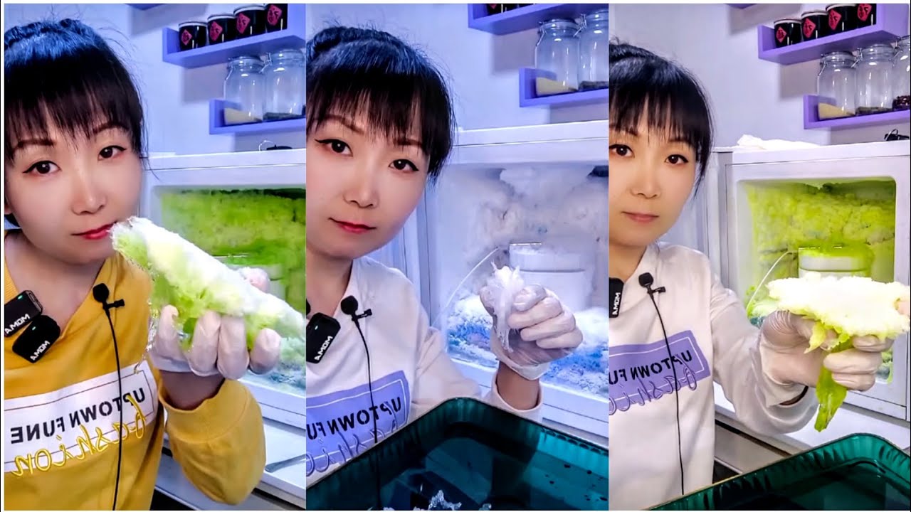 GREEN / 𝐂𝐑𝐔𝐍𝐂𝐇𝐘 / 𝐇𝐀𝐑𝐃 𝐅𝐑𝐄𝐄𝐙𝐄𝐑 𝐅𝐑𝐎𝐒𝐓 𝐈𝐂𝐄 𝐄𝐀𝐓𝐈𝐍𝐆 𝐀𝐒𝐌𝐑 𝐋𝐎𝐍𝐆 𝐕𝐈𝐃𝐄𝐎