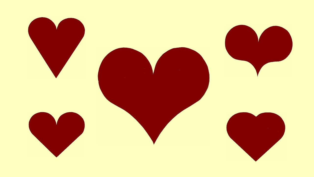 Wie zeichnet man ein Herz mit Zirkel ... How to draw a Heart ...