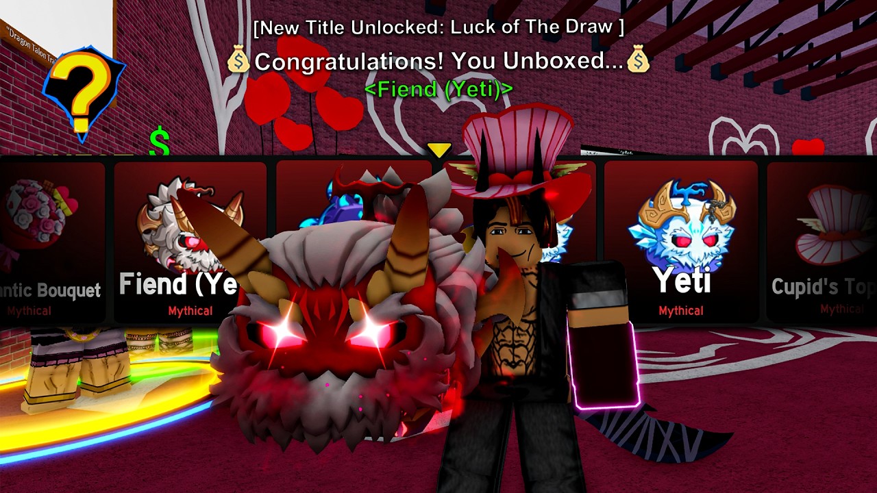 I got so LUCKY during this Valentine's Update... [Blox Fruits]