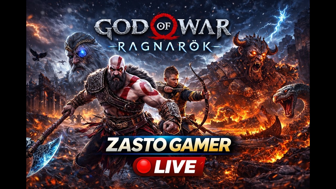 KRATOS IS BACK! ❄️ God of War Ragnarök | Full Story Walkthrough (Part 1) - ZASTO GAMER 🪓