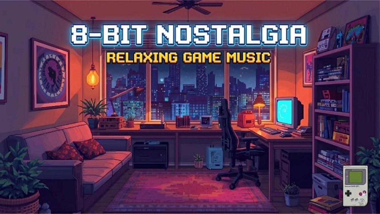 8-Bit Nostalgia 👾 Relaxing Video Game Music for Studying & Focus [1 Hour Loop]