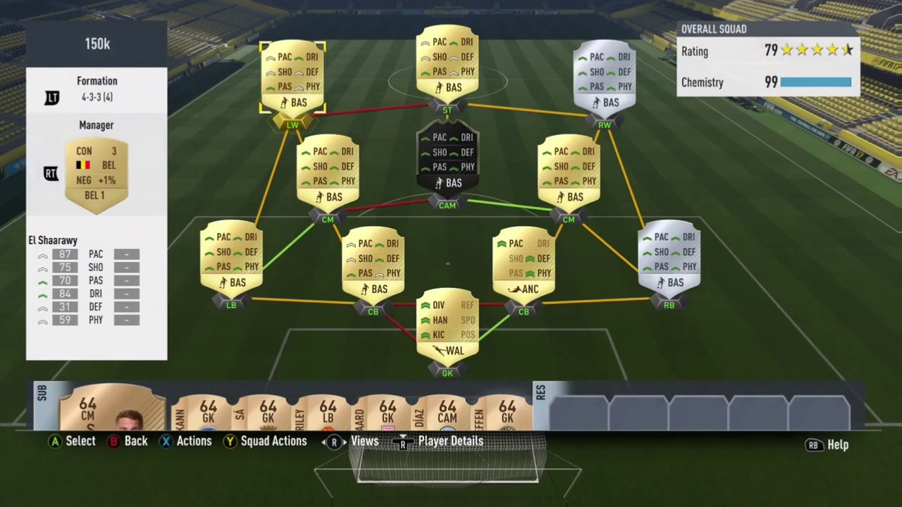 FIFA 17&bull; MOST INSANE/SKILLFUL 150K SQUAD BUILDER&bull; MUST WATCH