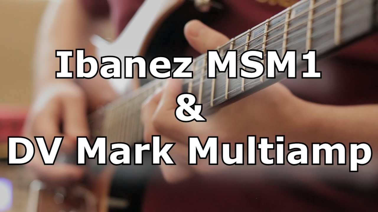 Ibanez MSM1 & DV Mark Multiamp Improvisation