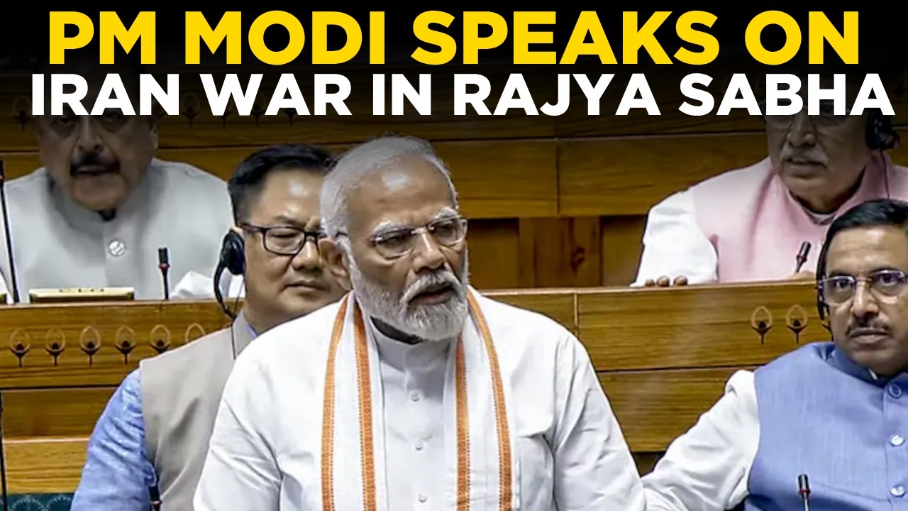 PM MODI SPEECH LIVE | MODI ON MIDEAST CRISIS LIVE | PM Modi Addresses Rajya Sabha On Iran War |