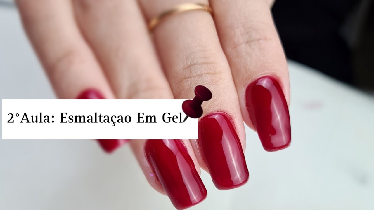 Esmaltaçao em gel/2°Aula curso com Wanessa Guedes