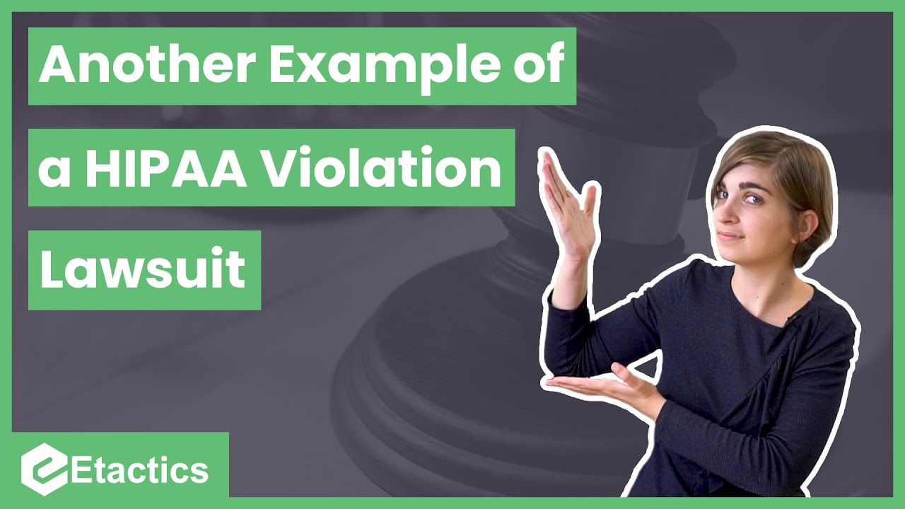 Another Example of a HIPAA Violation Lawsuit