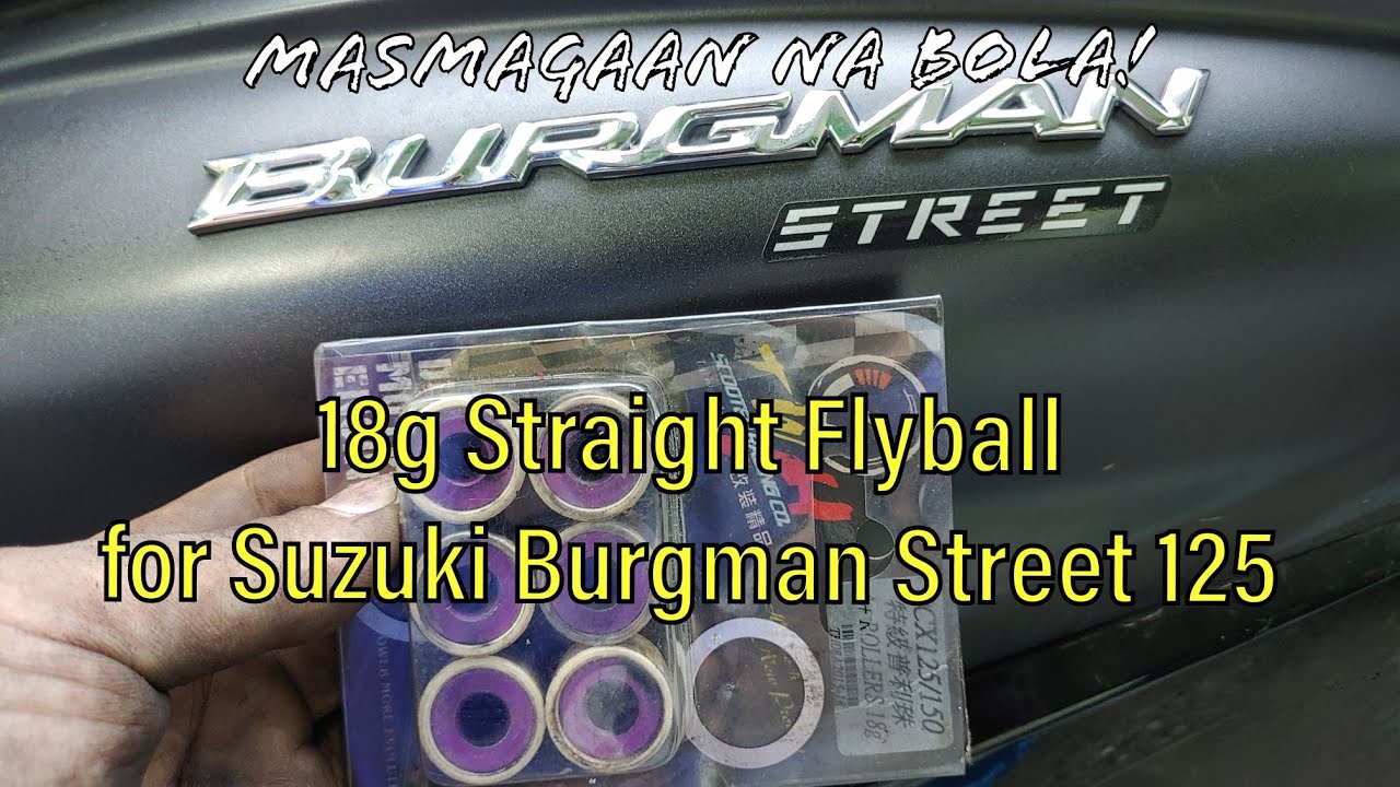 18g flyball/roller weight para sa Suzuki Burgman Street