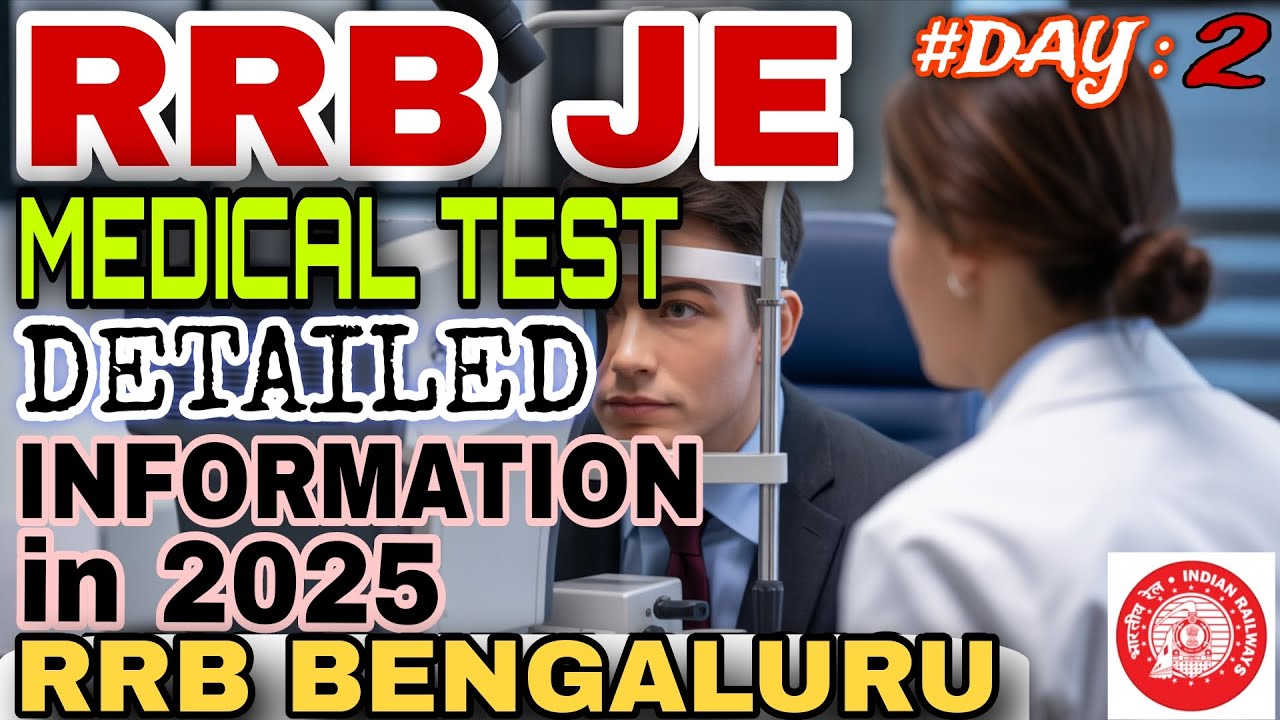RRB Medical Test 2025 | Complete Procedure at Bengaluru zone | Real Experience |#rrb #rrbje #rrbalp 