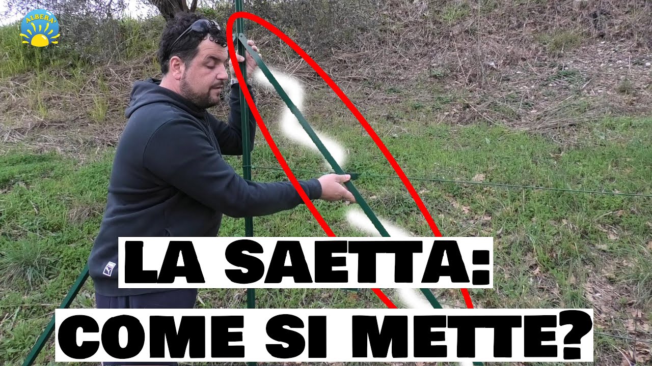 (recinto) LA SAETTA, il palo di traverso, come si mette a regola d'arte !!!