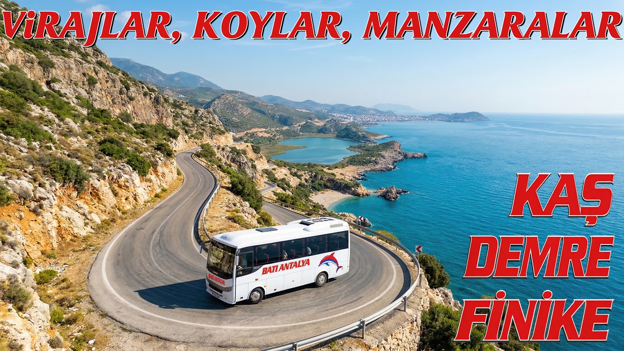 T&Uuml;RKİYE'NİN EN G&Uuml;ZEL SAHİL YOLU / BATI ANTALYA TUR