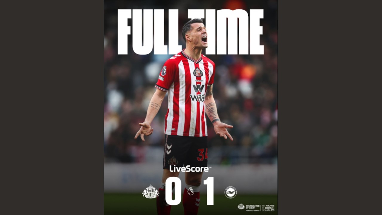Repaso de Sunderland AFC 0-1 Brighton