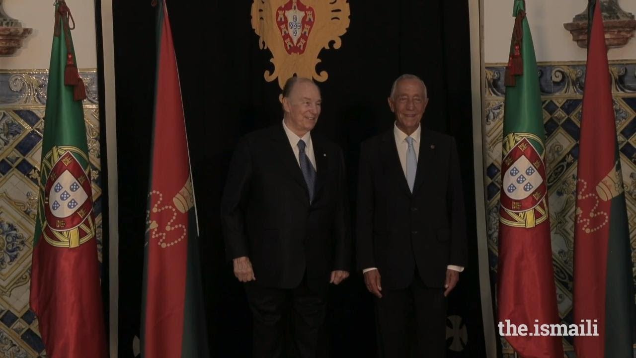 Mawlana Hazar Imam visits Palácio de Belém