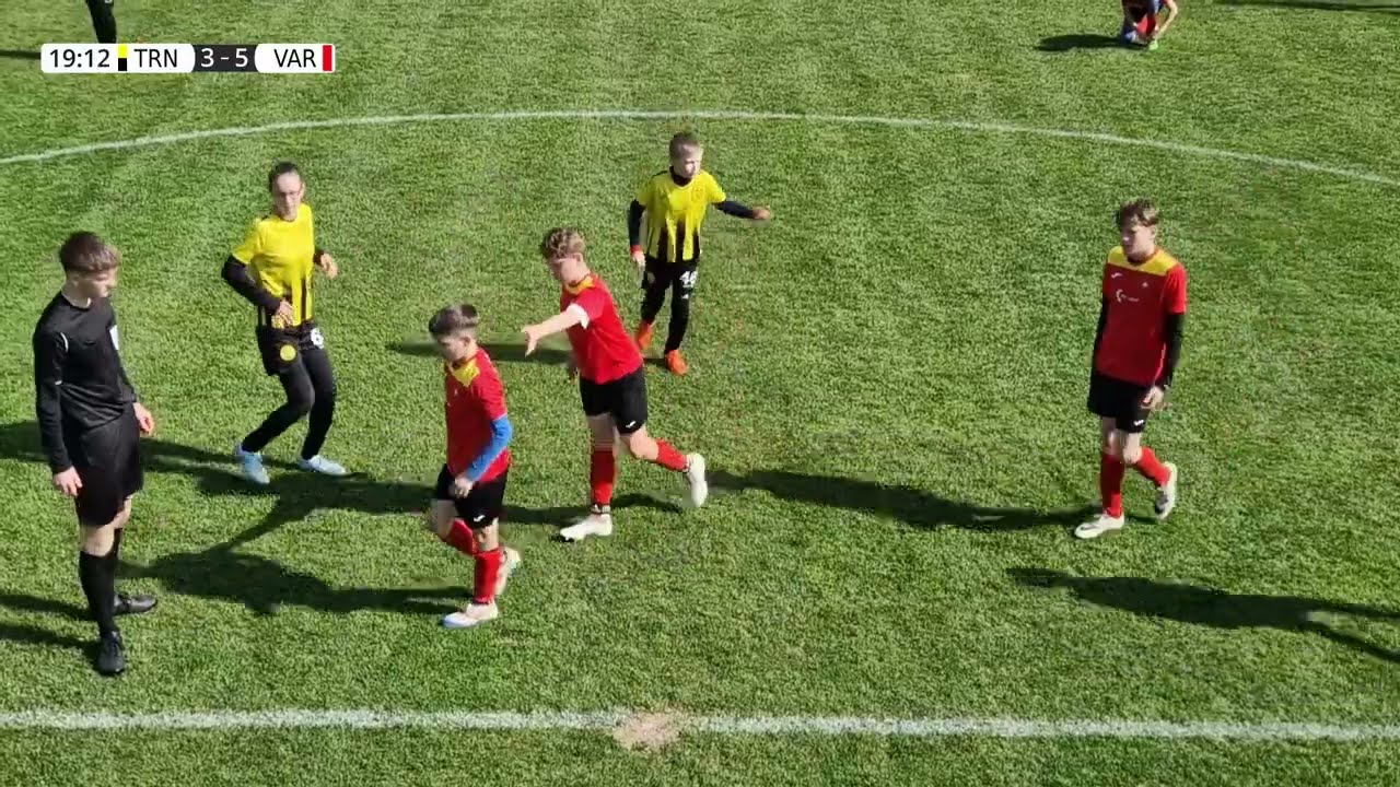 Zápas U13 - Trnové 4 - 11 Varín - 1. polčas, 12.4.2025