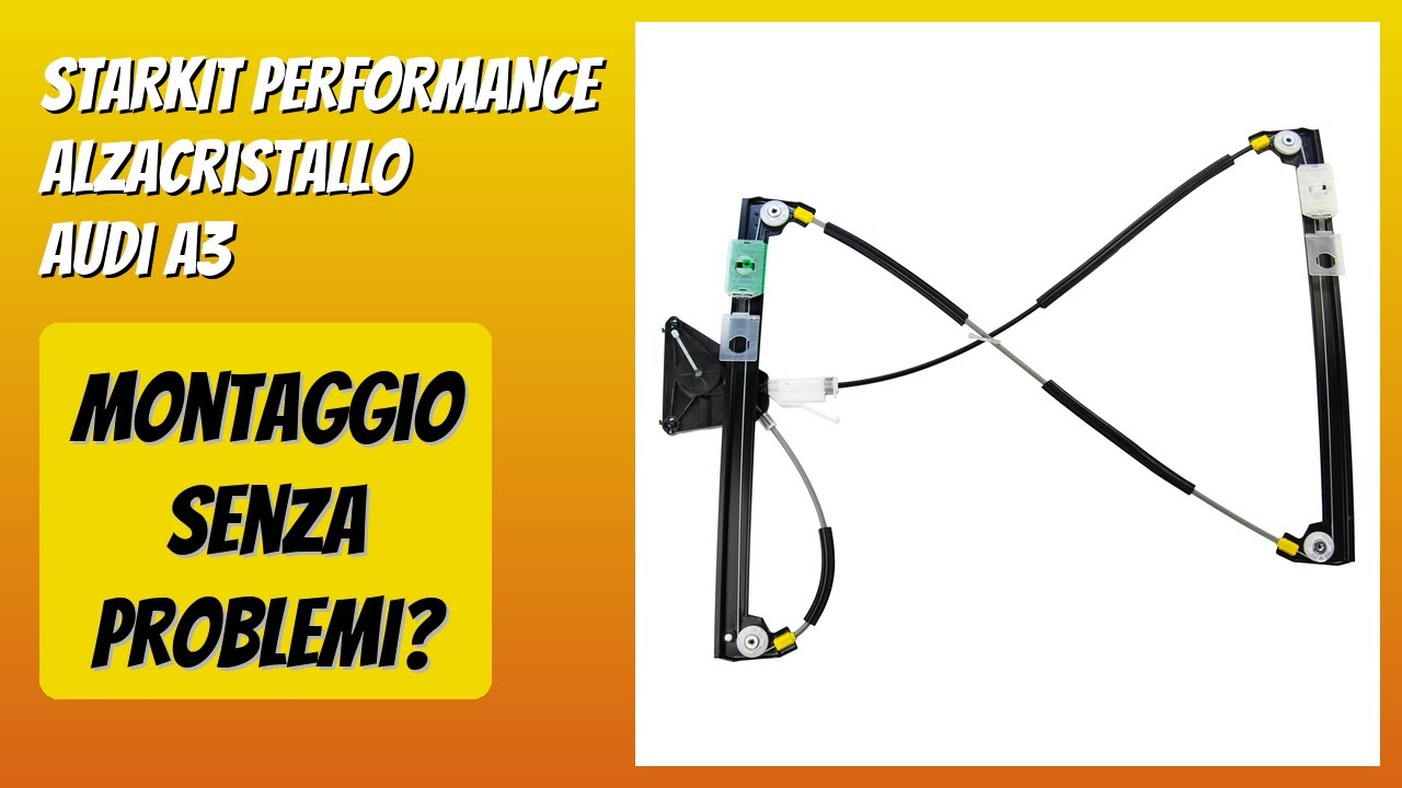 RECENSIONE (2026) : STARKIT PERFORMANCE Alzacristallo Audi A3. DETTAGLI