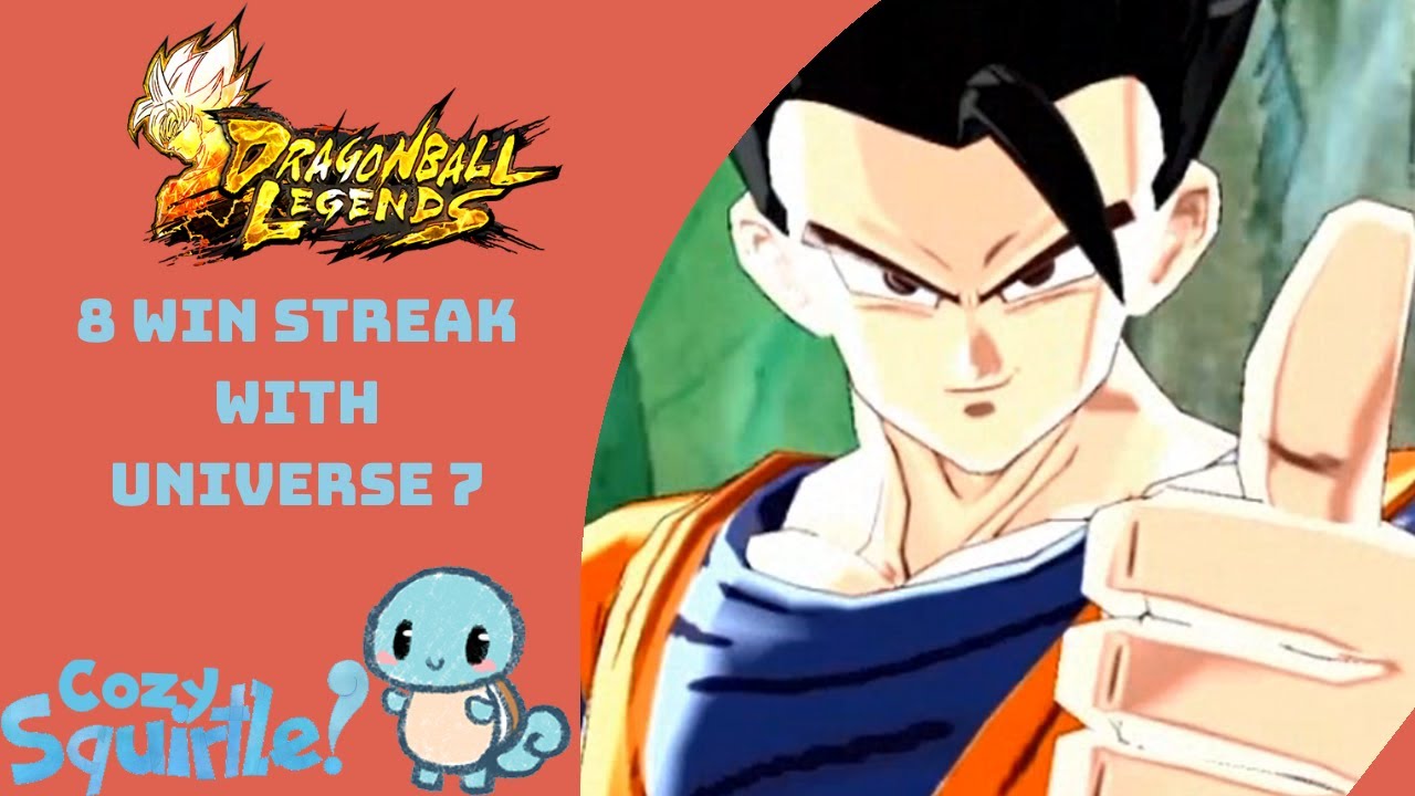 Dragon Ball Legends | 8 Win Streak With Universe 7