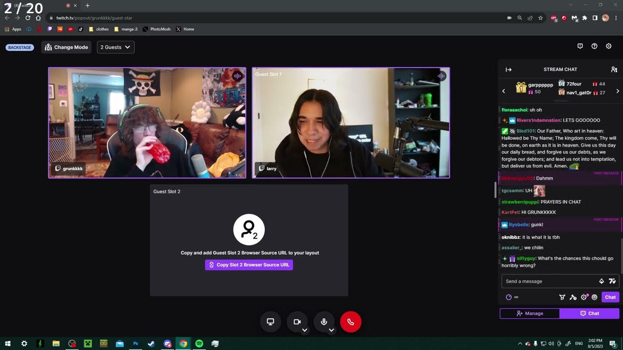 [05/08/23] GRUNKS GRAND TALENT SHOW W/ LARRY (Grunk twitch vods)