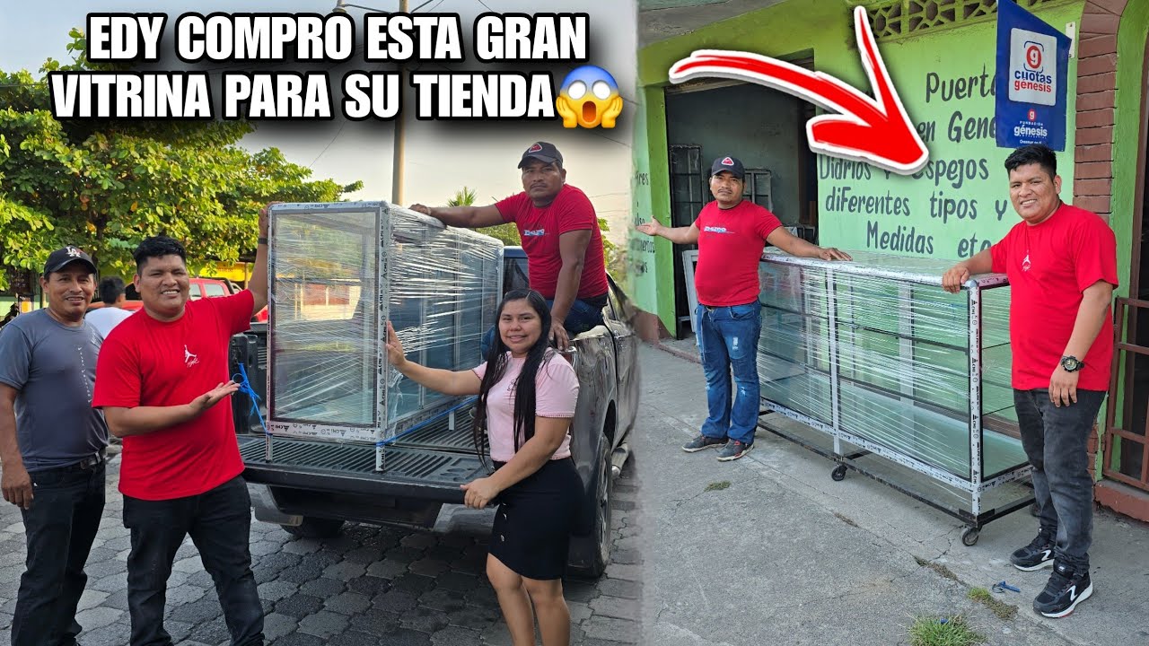 EDY Y DAYSI Asi Reaccionaron Al ver Su Vitrina Nueva Para La Tienda🥳Nunca Imaginaron Que Fuera Esta😱