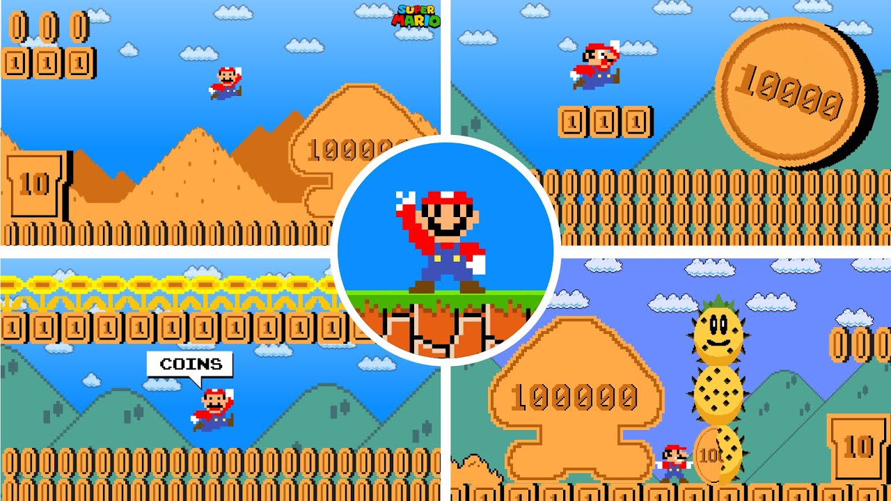 What If EVERYTHING in Mario Turned Into COINS?