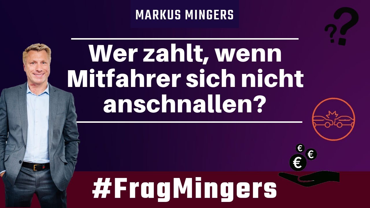 Wer zahlt, wenn Mitfahrer ​sich nicht anschnallen? | 