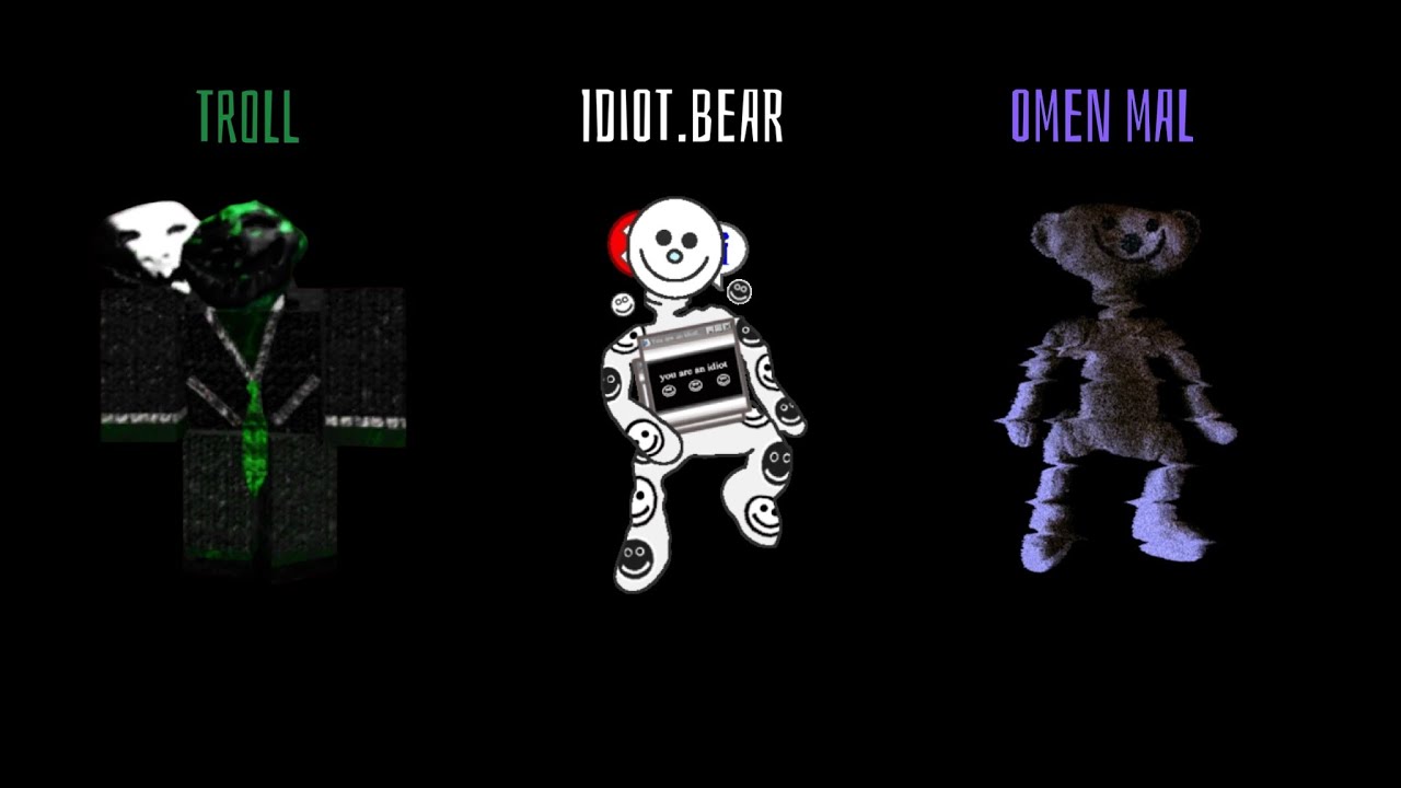 Troll vs Idiot.Bear vs Omen Mal [Roblox Bear]