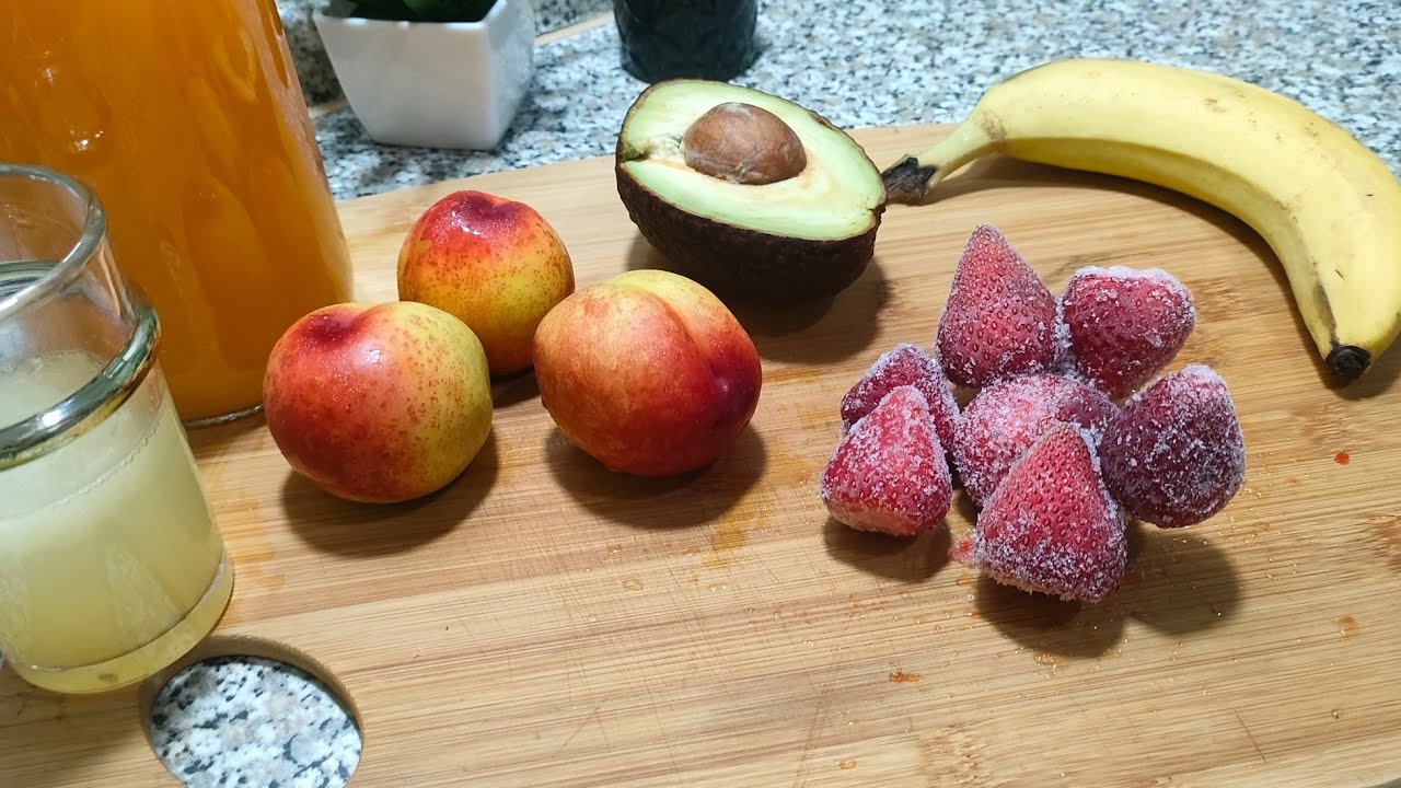 FRULLATO DI FRUTTA FATTO IN CASA FONTE DI VITAMINE #asmr