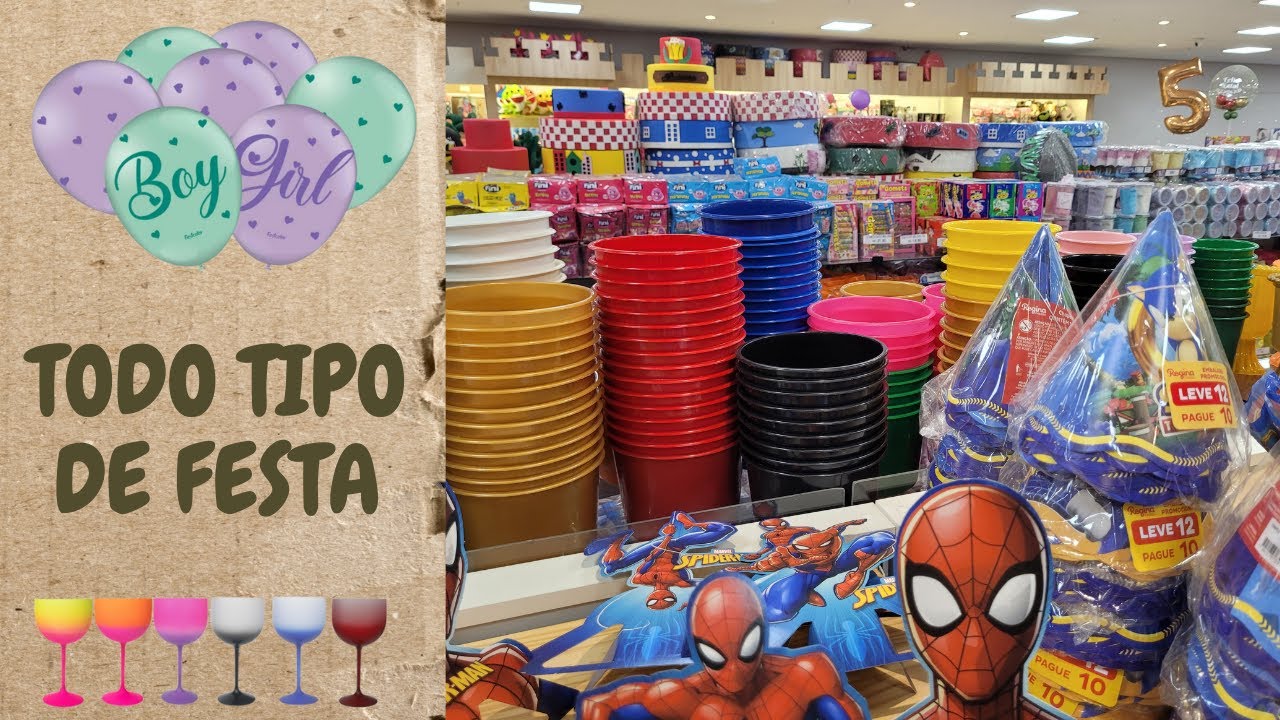 TUDO PARA FESTA - loja completa com tudo que você precisa para decorar sua festa