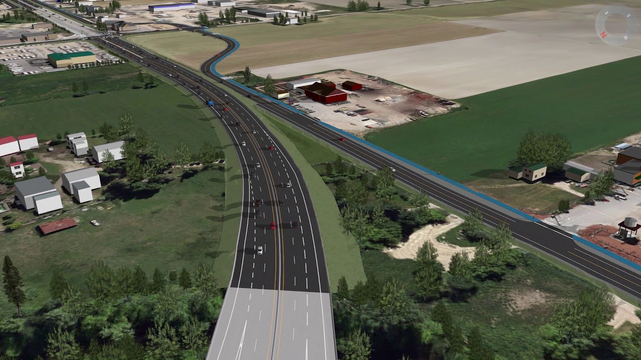 Future View of Highway 1 as Part of the Salmon Arm West Project