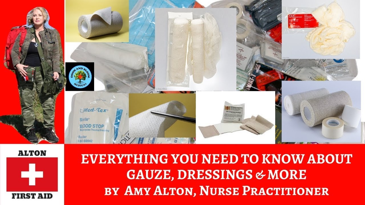 Марлевый аптечный бинтик от медсестры Эми