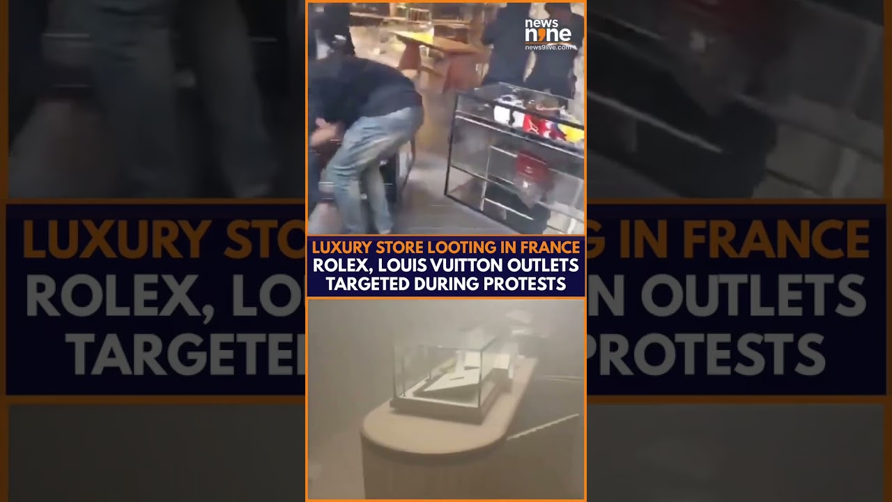 France Protests: Luxury Stores Vandalised Amid Violent Unrest