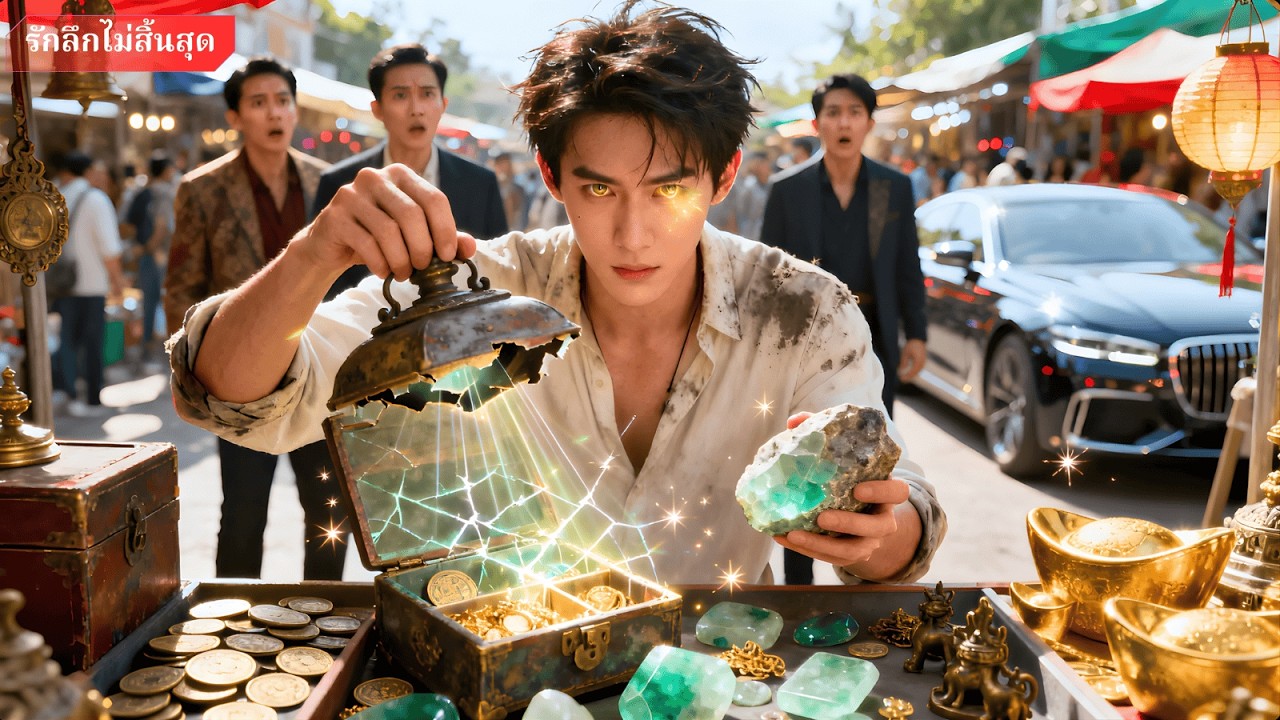 หนุ่มที่เคยถูกรังเกียจ ปลุกเนตรวิเศษมองทะลุสมบัติโบราณ เก็บของหลุดราคาเป็นล้าน พลิกชะตารวยล้น!