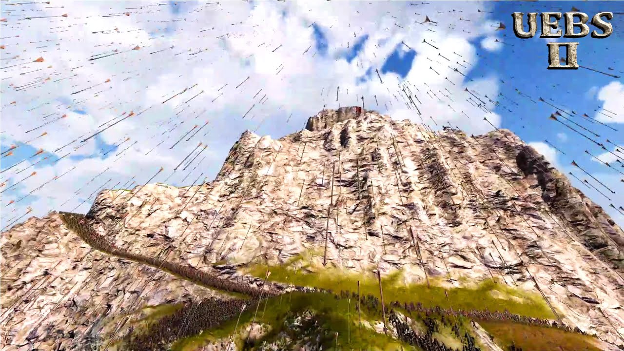 RAIN OF ARROW FROM MT OLYMPUS 100 SUPER ARCHERS vs 2,000,000 ANCIENT SOLDIERS | UEBS 2