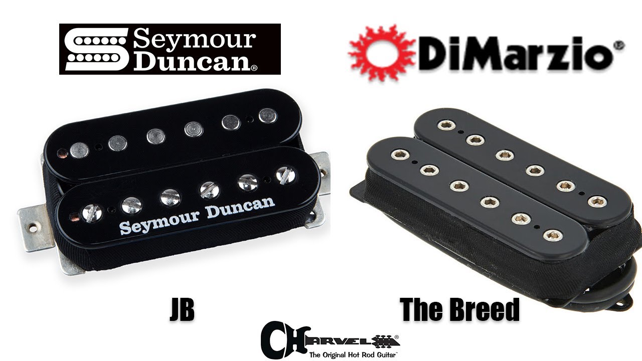 Seymour Duncan JB vs DiMarzio The Breed