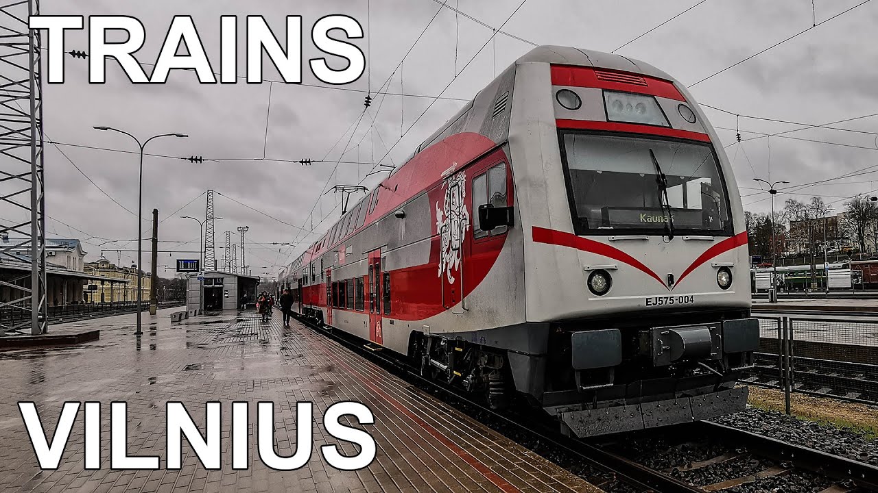 🇱🇹 LTG Link Trains - Vilnius Station - Lithuanian Railways (2023) (4K)