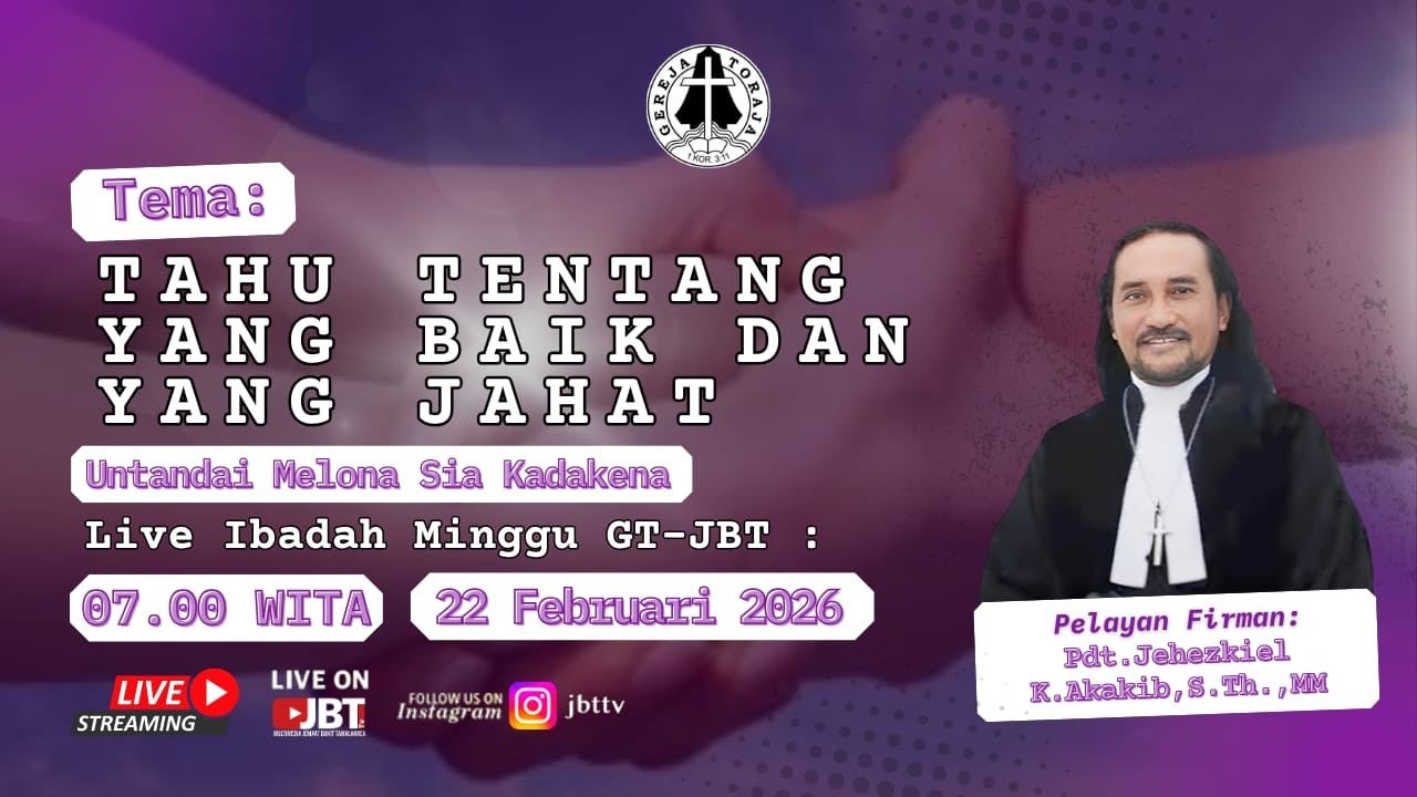 IBADAH MINGGU 22 FEBRUARI 2026 | 07.00 WITA | GEREJA TORAJA JEMAAT BUKIT TAMALANREA