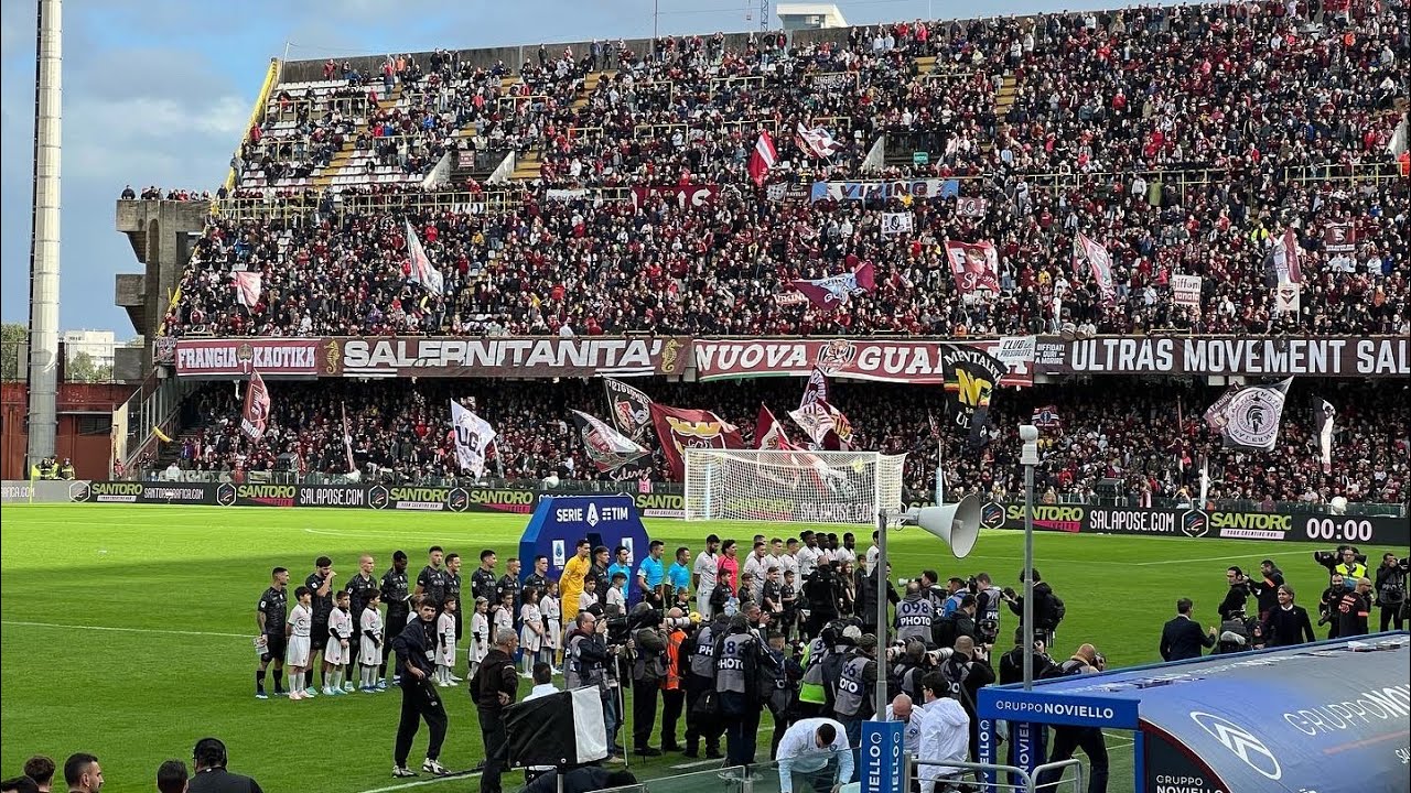 Salernitana-Napoli 0-2 sintesi live dallo stadio Arechi 4/11/23 4K