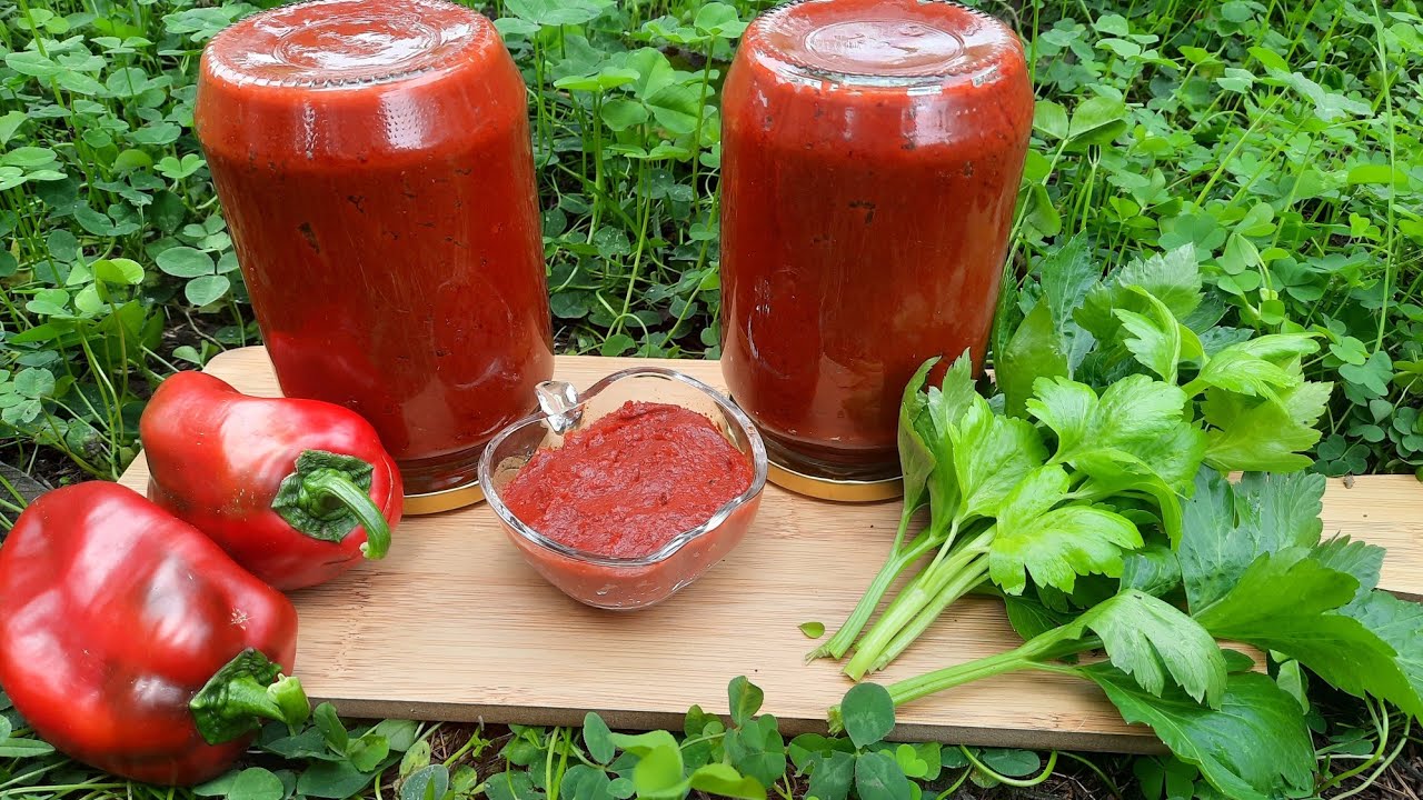 Salce speci natyralë në kushte shtëpie!! Ev yapımı doğal biber  salçası en pratik yöntem!!