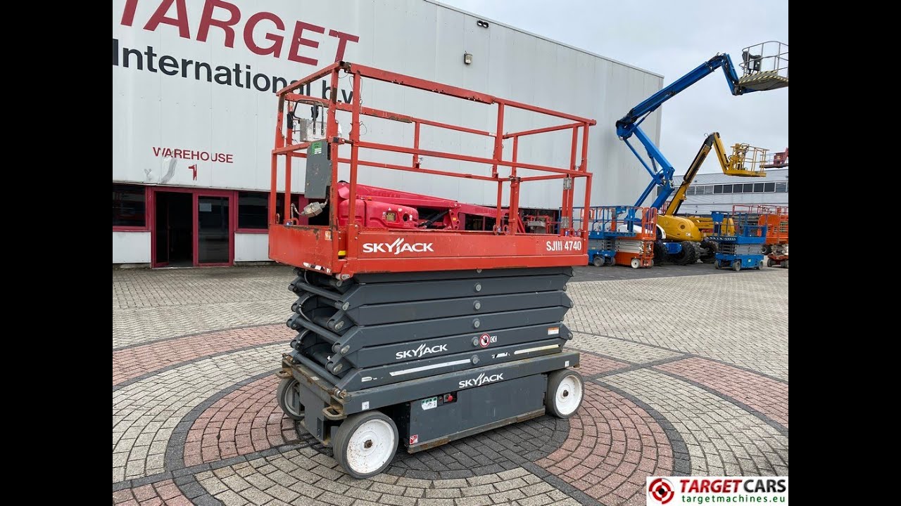 781497 SKYJACK SJIII-4740 ELECTRIC SCISSOR 4740 WORK LIFT 2018 70202514 1380CM