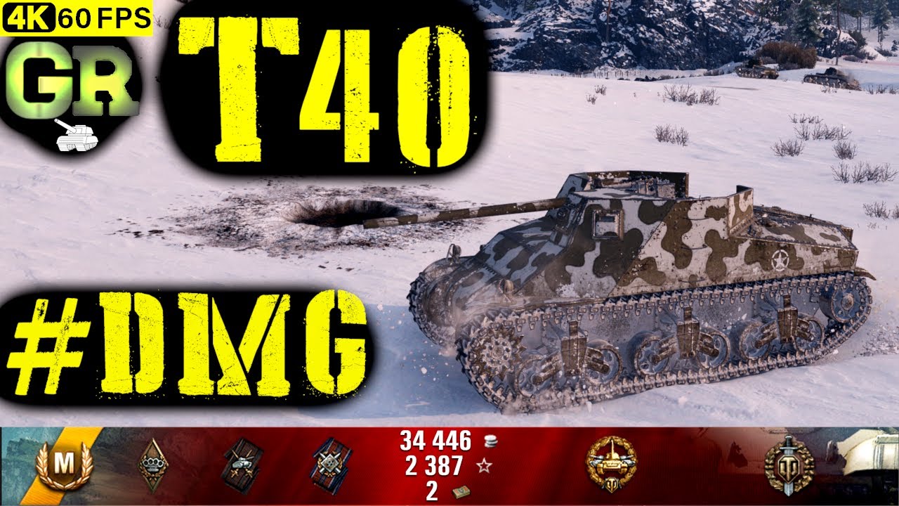 World of Tanks T40 Replay - 11 Kills 2.4K DMG(Patch 1.4.0)