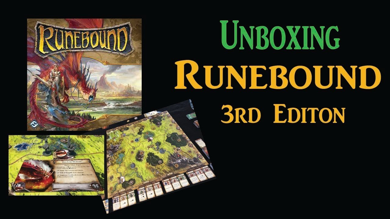 Unboxing Runebound 3rd Edition