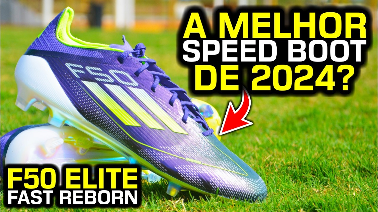 A chuteira do MESSI &eacute; EXCELENTE 🔥 - Teste chuteira campo Adidas F50 Elite FG Fast Reborn