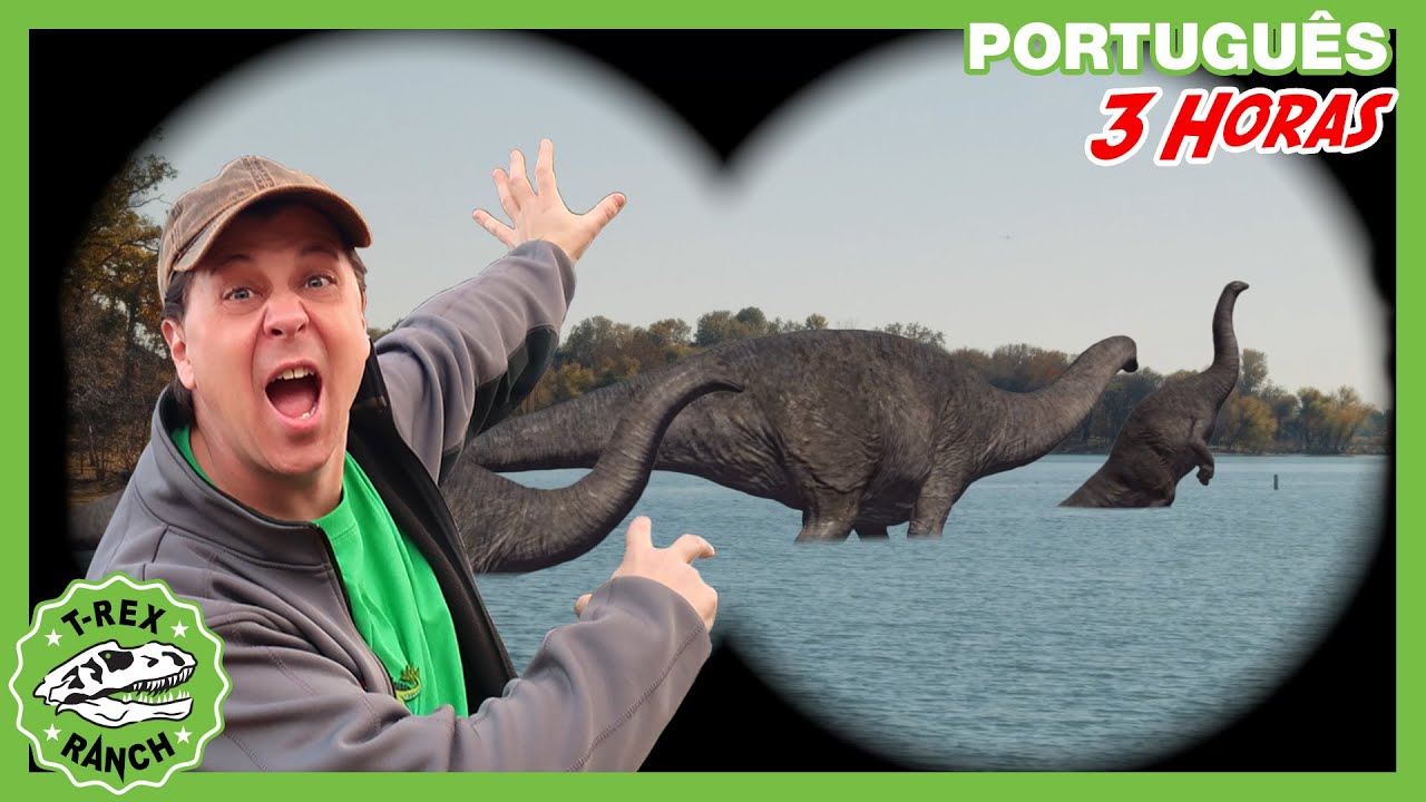🦕🏛️ Dinossauros no Museu de História Natural | T-REX | Vídeos de Dinossauros para Crianças